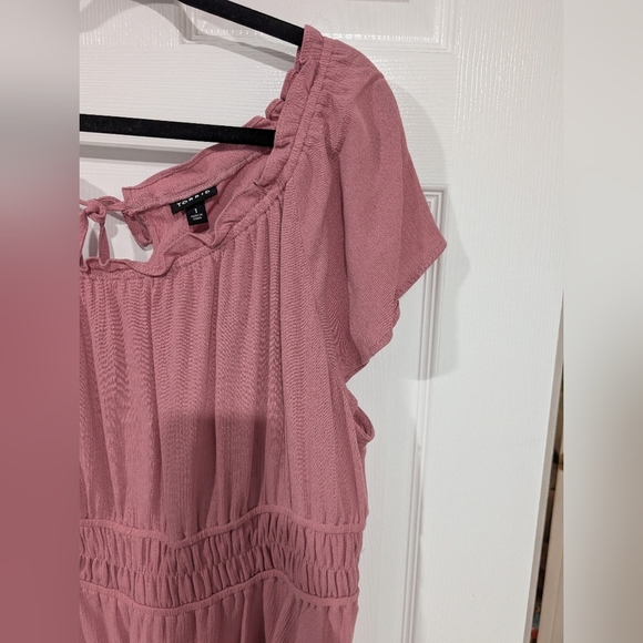 Torrid Pink Babydoll Washable Gauze Short Sleeve Top in Size 1 (14/16) - Picture 5 of 10